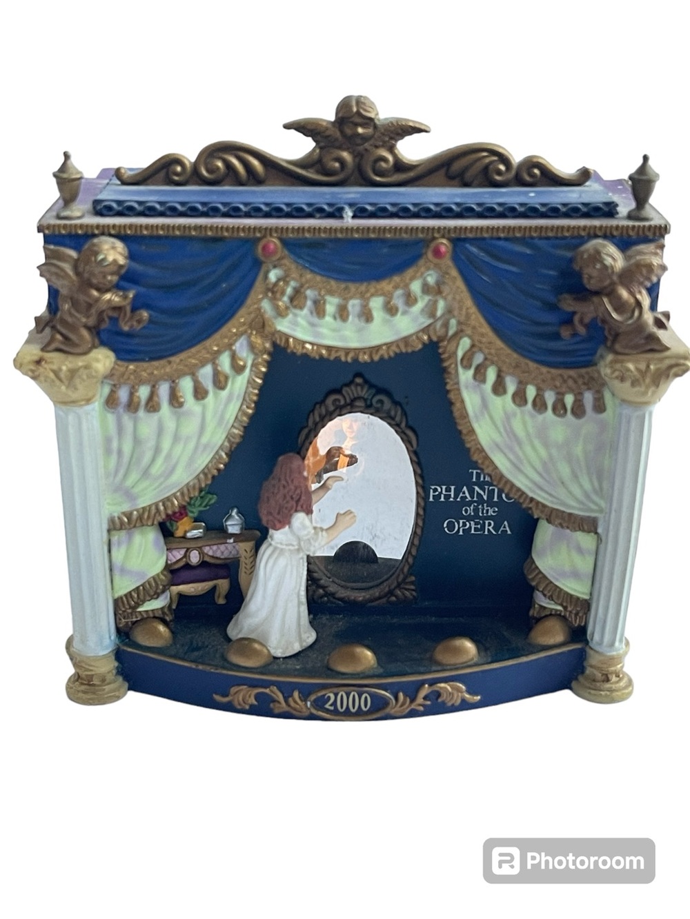 Carlton Cards 2000 The Phantom of the Opera Musical Christmas Ornament - Tested